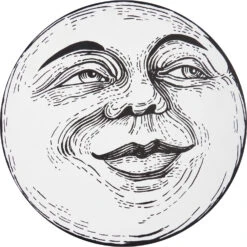 Primitives By Kathy 18" Man In The Moon Halloween Wall Decoration 114335