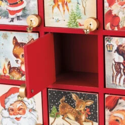 Primitives By Kathy Vintage Santa Claus Advent Calendar Christmas Countdown 115344 -Christmas Decorations Shop 115344 50 96085.1674073534