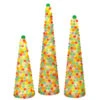 Set Of 3 Lighted Gumdrop Christmas Trees 2660540
