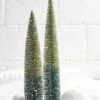 Raz Large 23" Two Tone Bottle Brush Christmas Tree Decoration 4219186