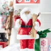 Raz 18" Santa With Skis Christmas Figure 4315524