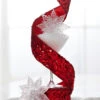 Raz 2.5" Red Sequined Wired Christmas Ribbon R4371759
