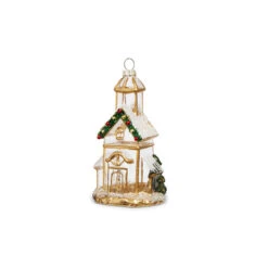 Raz 5" Gold And Clear Church Glass Christmas Ornament 4324586 6 Raz 5" Gold And Clear Church Glass Christmas Ornament 4324586 -Christmas Decorations Shop 4324586a 38583.1684951585