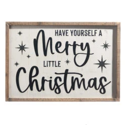 Raz Black And White Wooden Framed Christmas Signs 7 Raz Black And White Wooden Framed Christmas Signs -Christmas Decorations Shop 4328046 61888.1690996747
