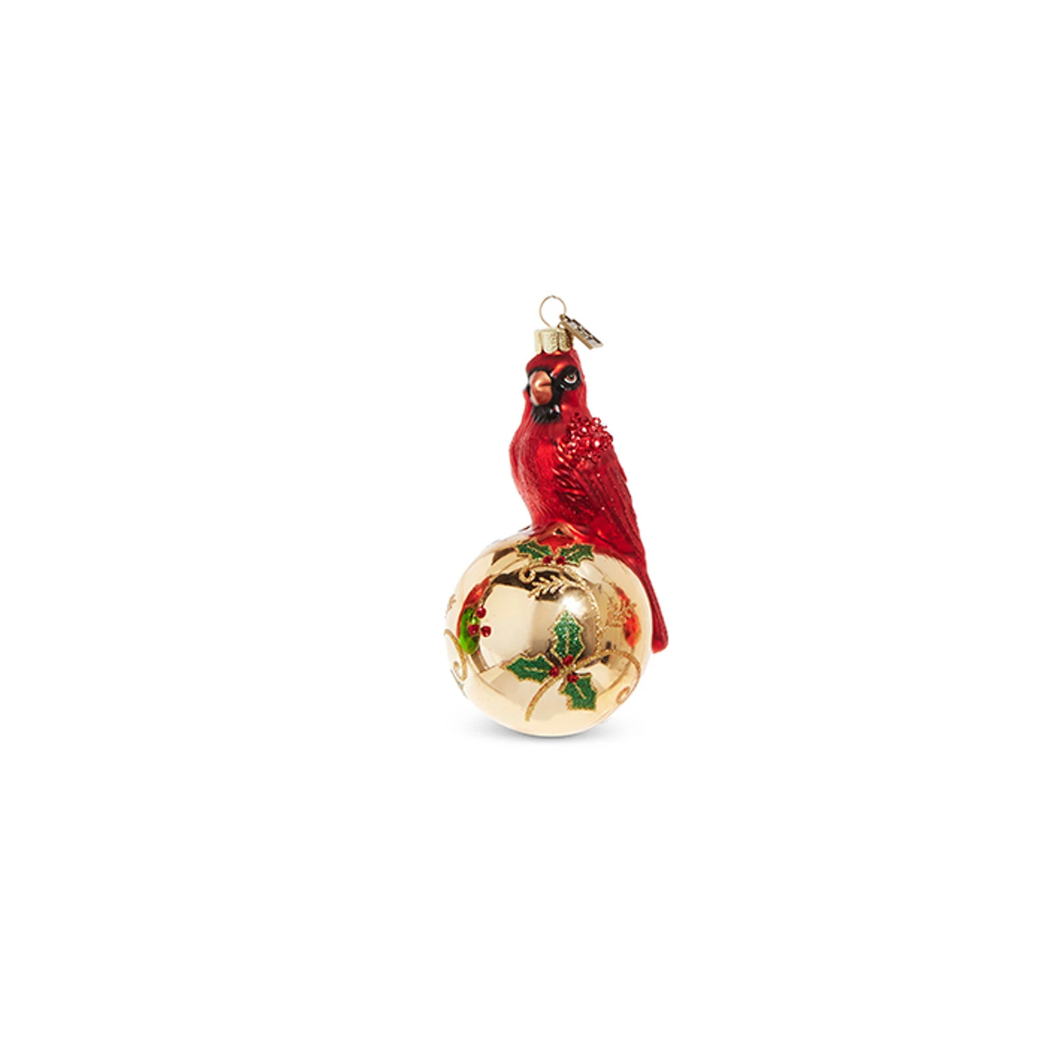 Raz Eric Cortina 5" Elegant Cardinal Glass Christmas Ornament 4353115 3 Raz Eric Cortina 5" Elegant Cardinal Glass Christmas Ornament 4353115 - Image 3