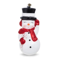 Raz 4.5" Or 8" Eric Cortina Snowman Blow Mold Glass Christmas Ornament 4253122 -Christmas Decorations Shop 4353172 1 65911.1685630650