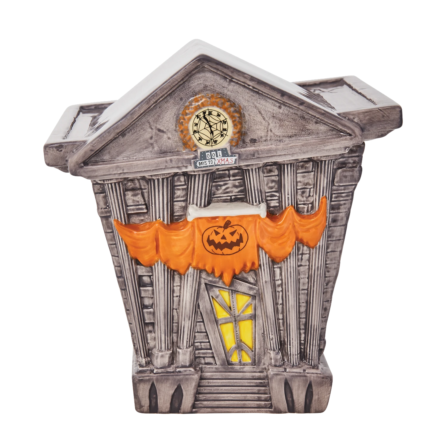Department 56 The Nightmare Before Christmas Halloween Town City Hall Cookie Jar 6010946