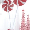 Raz 24" Or 30" Peppermint Lollipop Stem Christmas Tree Pick
