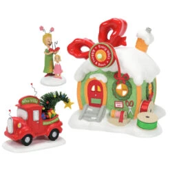 Department 56 The Grinch Village New For 2023 3 Pc Set