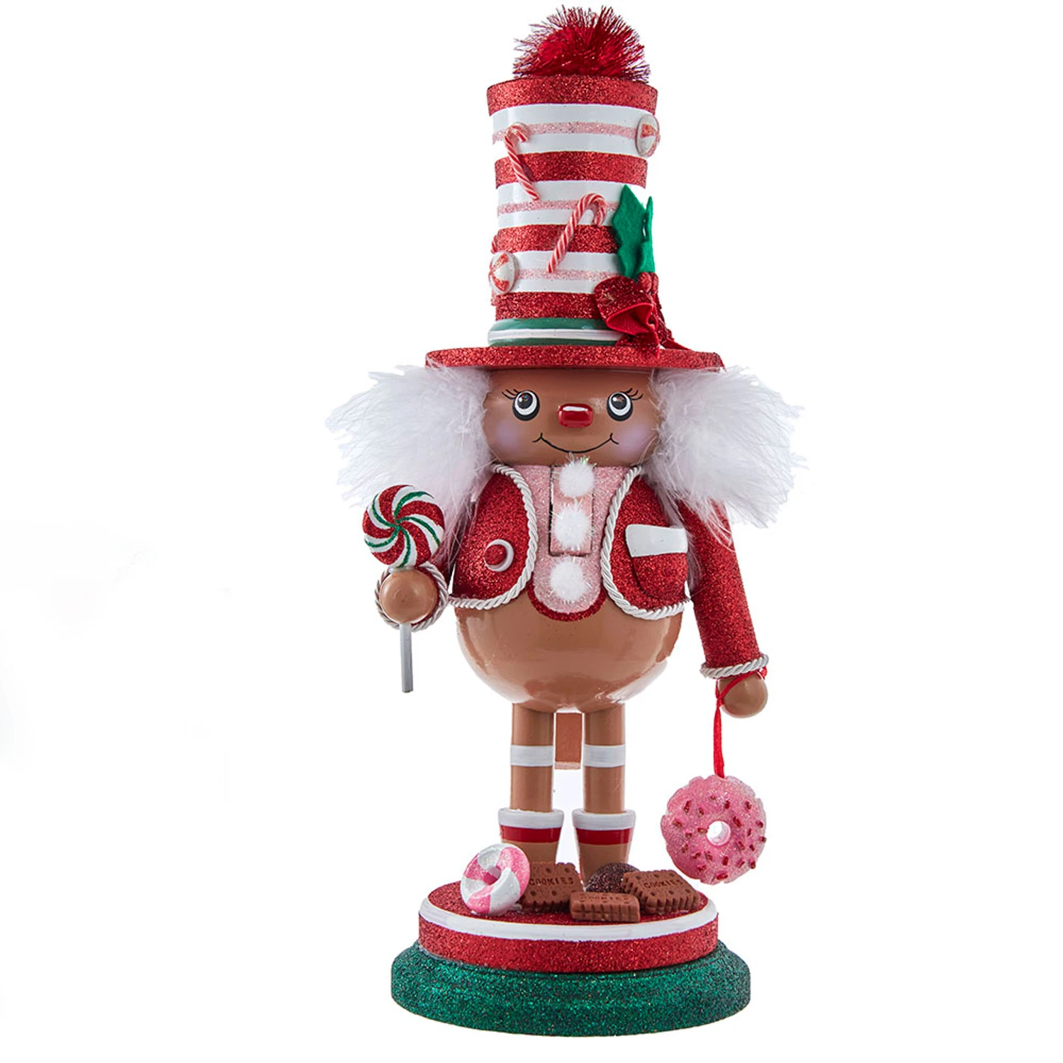 Kurt Adler 14" Hollywood Nutcrackers Gingerbread Boy Christmas Nutcracker HA0620 1 Kurt Adler 14" Hollywood Nutcrackers Gingerbread Boy Christmas Nutcracker HA0620