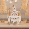 Bethany Lowe Metallic Church On Box Christmas Decoration TL1347