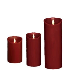 Liown 3.5" X 5", 7", Or 9" Moving Flame Burgundy Red-Cinnamon Scented Pillar Battery Candle 5 Liown 3.5" X 5", 7", Or 9" Moving Flame Burgundy Red-Cinnamon Scented Pillar Battery Candle -Christmas Decorations Shop api0ejczh 32935.1646091945