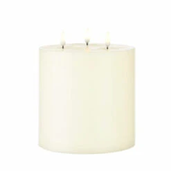 Uyuni 6" X 7" Large Ivory Triflame Candle 4034551 -Christmas Decorations Shop api1jufkk 89418.1646091893