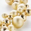 Raz 4' Gold Christmas Ball Garland G8382770