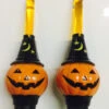 Christopher Radko Shiny Brite Halloween Bubble Pumpkin Light Candolier REPLACEMENT BULBS Set Of 2