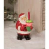 7" Bethany Lowe Santa Claus Figure With Bubble Light LG9867