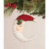 Bethany Lowe 4" Traditional Santa Moon Christmas Ornament TD0022