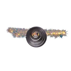 Kurt Adler 12.2" LED Lighted Warm White Silver Tinsel Star Christmas Tree Topper AD1022WW -Christmas Decorations Shop apibf2lac 37700.1646091910