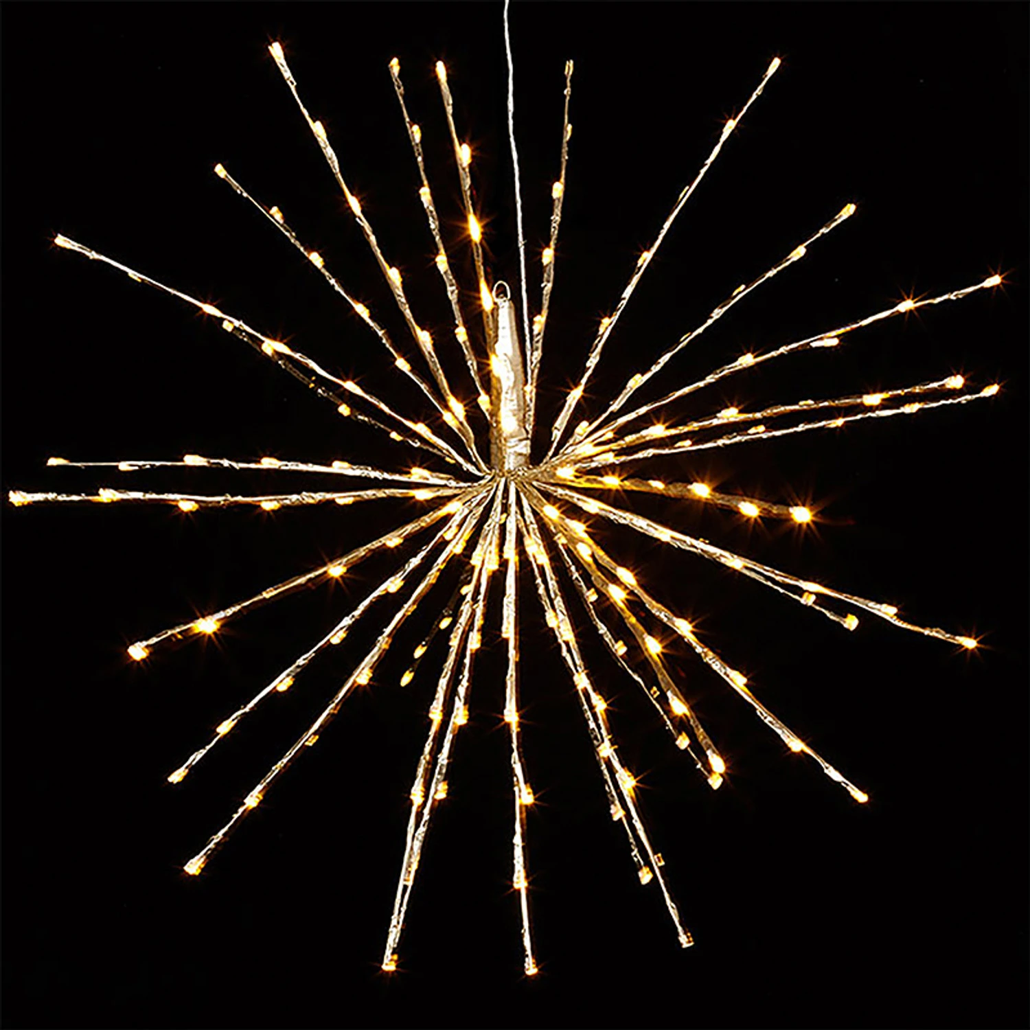 Raz 17", 23", Or 27.5" Gold LED Lighted Starburst With Remote Christmas Decorations 4 Raz 17", 23", Or 27.5" Gold LED Lighted Starburst With Remote Christmas Decorations - Image 4