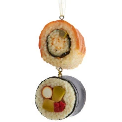 Kurt Adler 3.5" Sushi Roll Christmas Ornament D3693 -Christmas Decorations Shop apijziycx 09124.1646091915