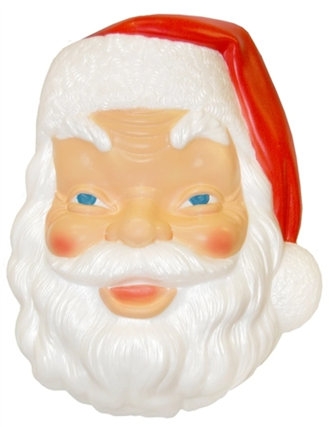 17" Santa Face Lighted Christmas Blow Mold Decoration C3410 1 17" Santa Face Lighted Christmas Blow Mold Decoration C3410