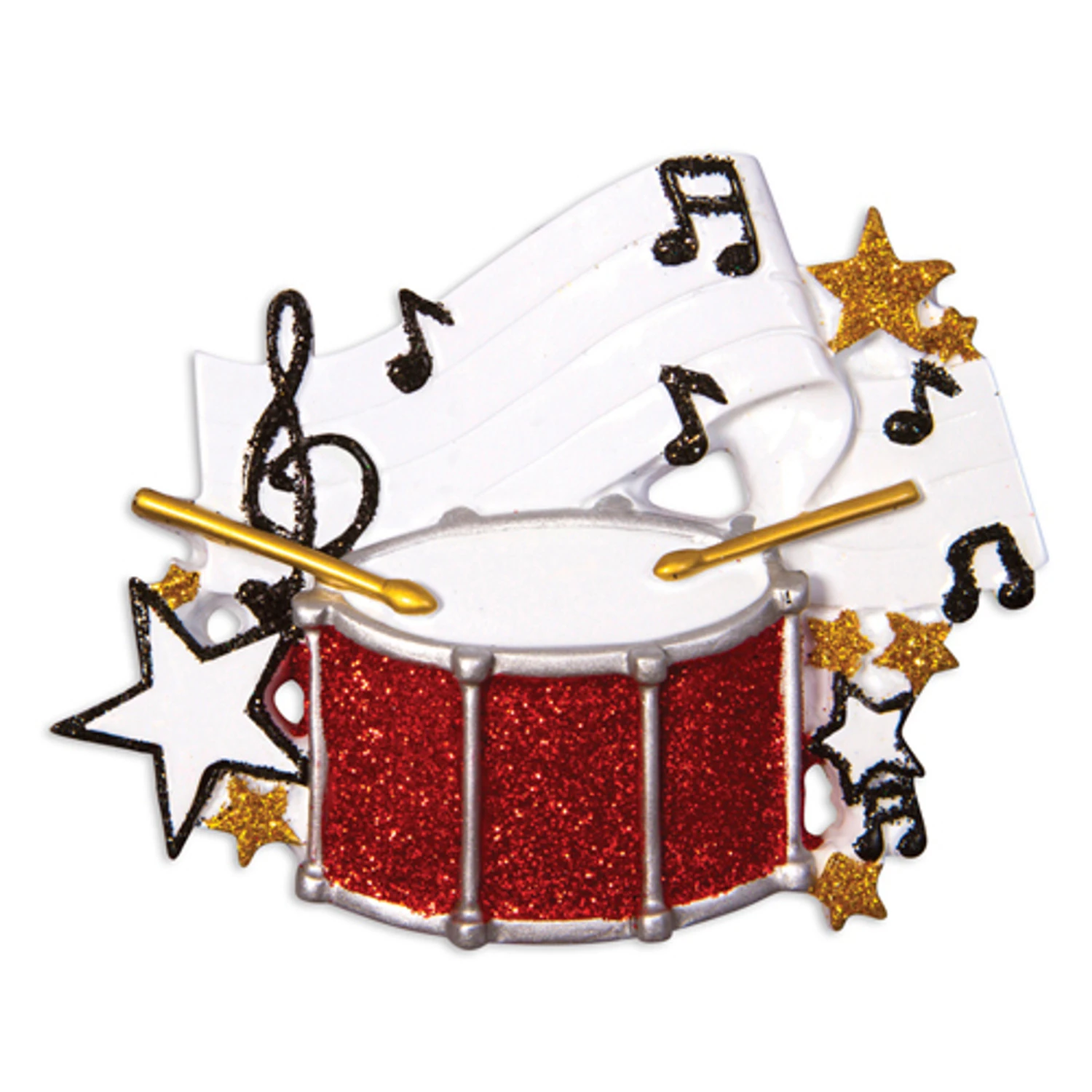 Drum Personalized Christmas Ornament OR1538 3 Drum Personalized Christmas Ornament OR1538 - Image 3