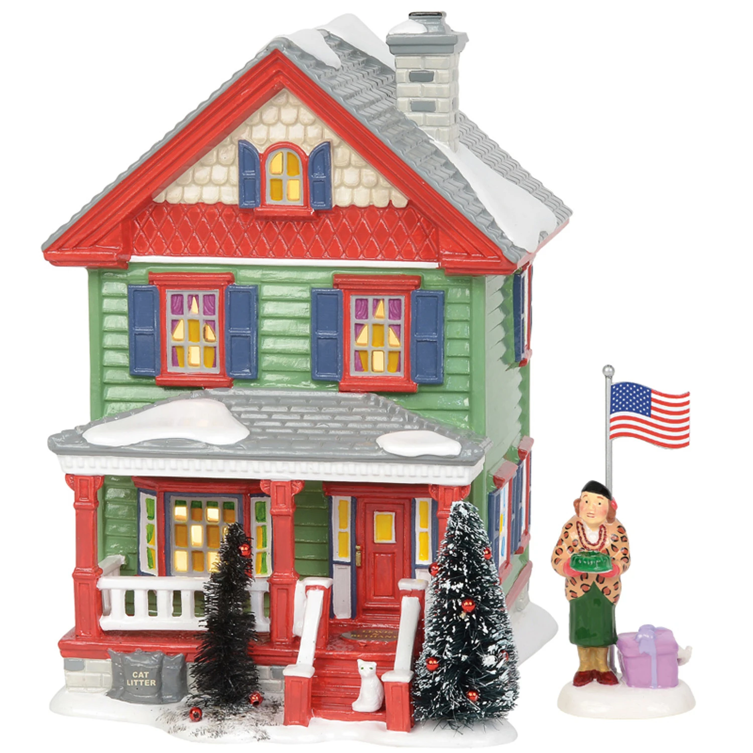 Department 56 Christmas Vacation Village Aunt Bethany And House Set 1 Department 56 Christmas Vacation Village Aunt Bethany And House Set