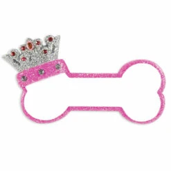 Pink Dog Bone With Princess Crown Personalized Christmas Ornament -Christmas Decorations Shop apimzgr1e 86528.1646091871