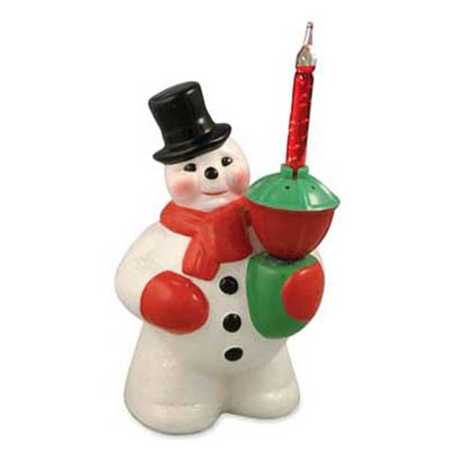 Bethany Lowe Snowman Figure With Bubble Light LG9866 2 Bethany Lowe Snowman Figure With Bubble Light LG9866 - Image 2