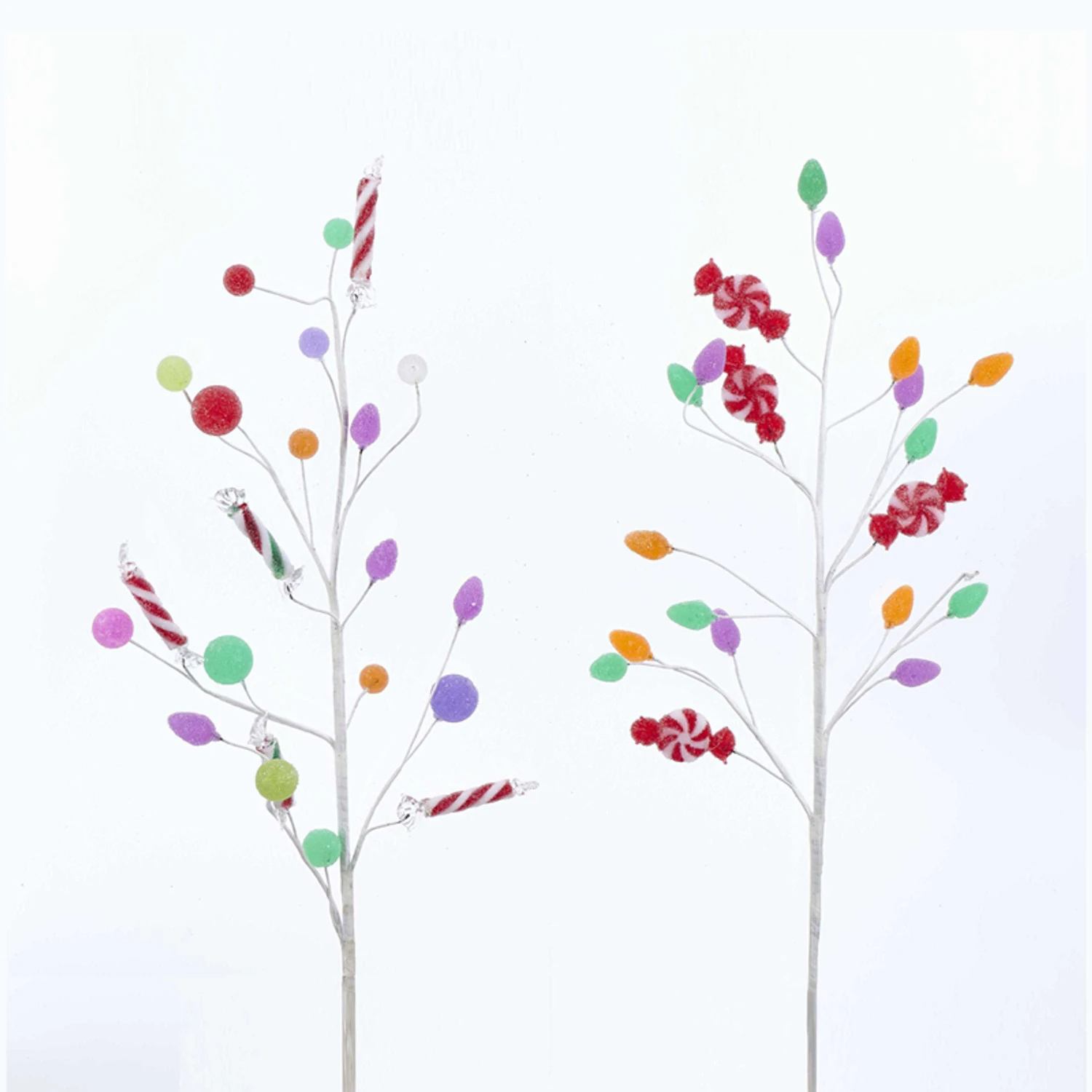 Kurt Adler 24" Multi Color Candy Christmas Pick D3000 1 Kurt Adler 24" Multi Color Candy Christmas Pick D3000