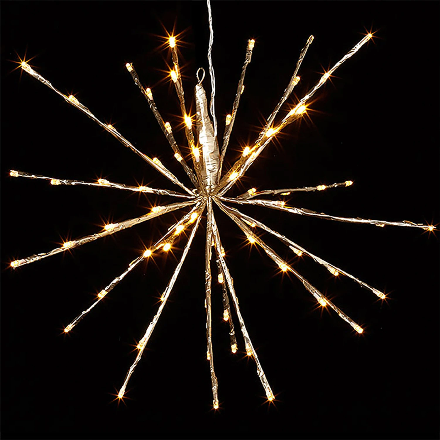 Raz 17", 23", Or 27.5" Gold LED Lighted Starburst With Remote Christmas Decorations 3 Raz 17", 23", Or 27.5" Gold LED Lighted Starburst With Remote Christmas Decorations - Image 3