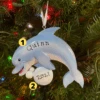 Dolphin Personalized Christmas Ornament OR1851-D