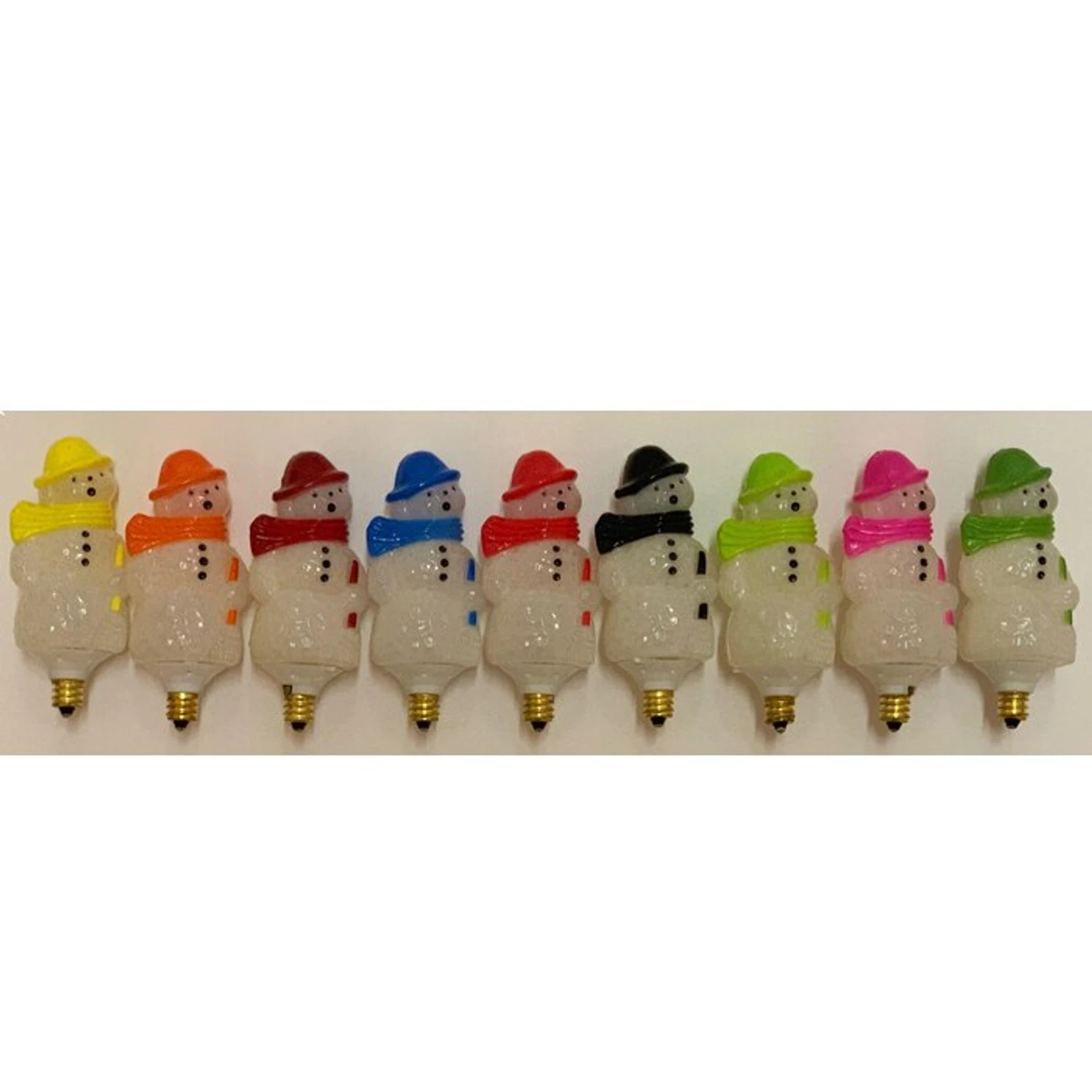 Christopher Radko Shiny Brite Holiday Splendor Snowman Bubble Light Candolier REPLACEMENT SNOWMAN 1 Christopher Radko Shiny Brite Holiday Splendor Snowman Bubble Light Candolier REPLACEMENT SNOWMAN