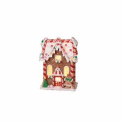 5.5" Battery Operated Claydough Gingerbread House 2599290 -Christmas Decorations Shop apiypdvun 61725.1646091934