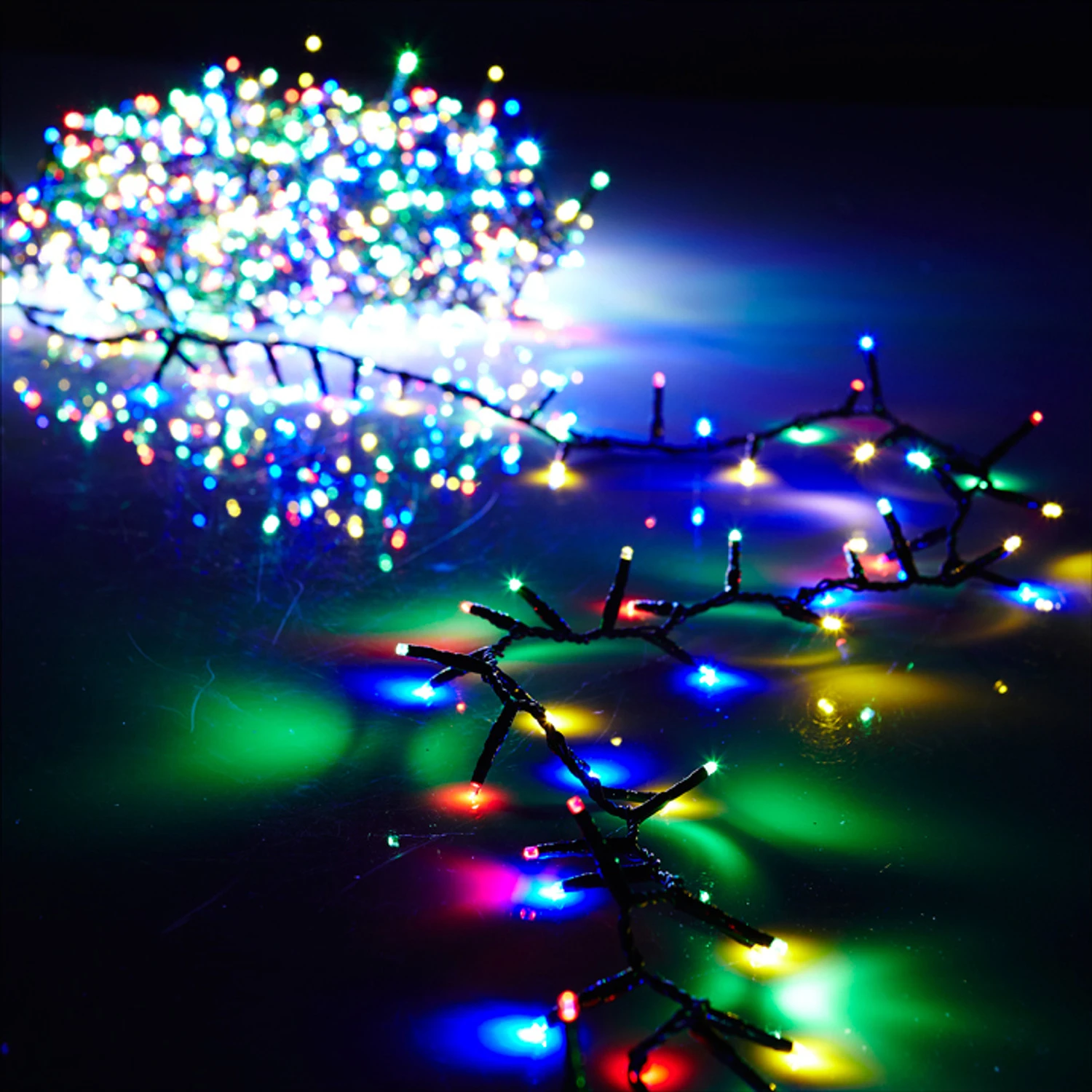 Raz 8 Function Multi Color LED 73' Christmas Snake Compact 1000 Lights G3737057 2 Raz 8 Function Multi Color LED 73' Christmas Snake Compact 1000 Lights G3737057 - Image 2