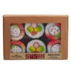 Kurt Adler 6 Piece Boxed Set Of Sushi Christmas Ornament D4063