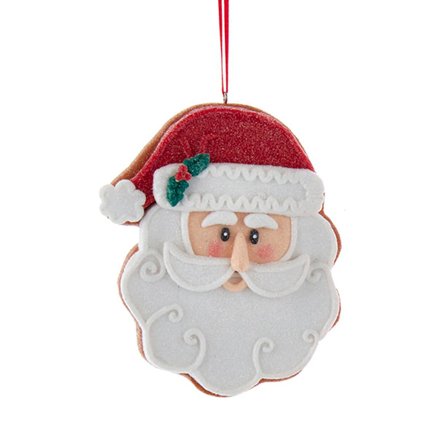 Kurt Adler 4.85" Set Of 4 Claydough Cookie Christmas Ornament D4156 2 Kurt Adler 4.85" Set Of 4 Claydough Cookie Christmas Ornament D4156 - Image 2