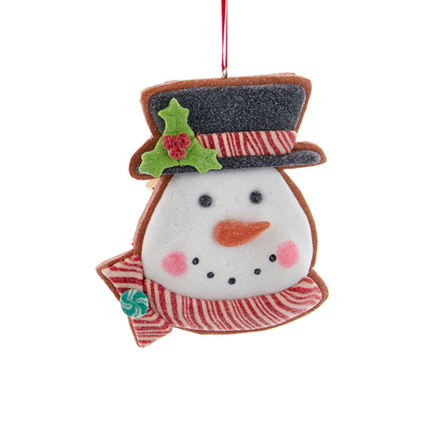Kurt Adler 4.85" Set Of 4 Claydough Cookie Christmas Ornament D4156 4 Kurt Adler 4.85" Set Of 4 Claydough Cookie Christmas Ornament D4156 - Image 4