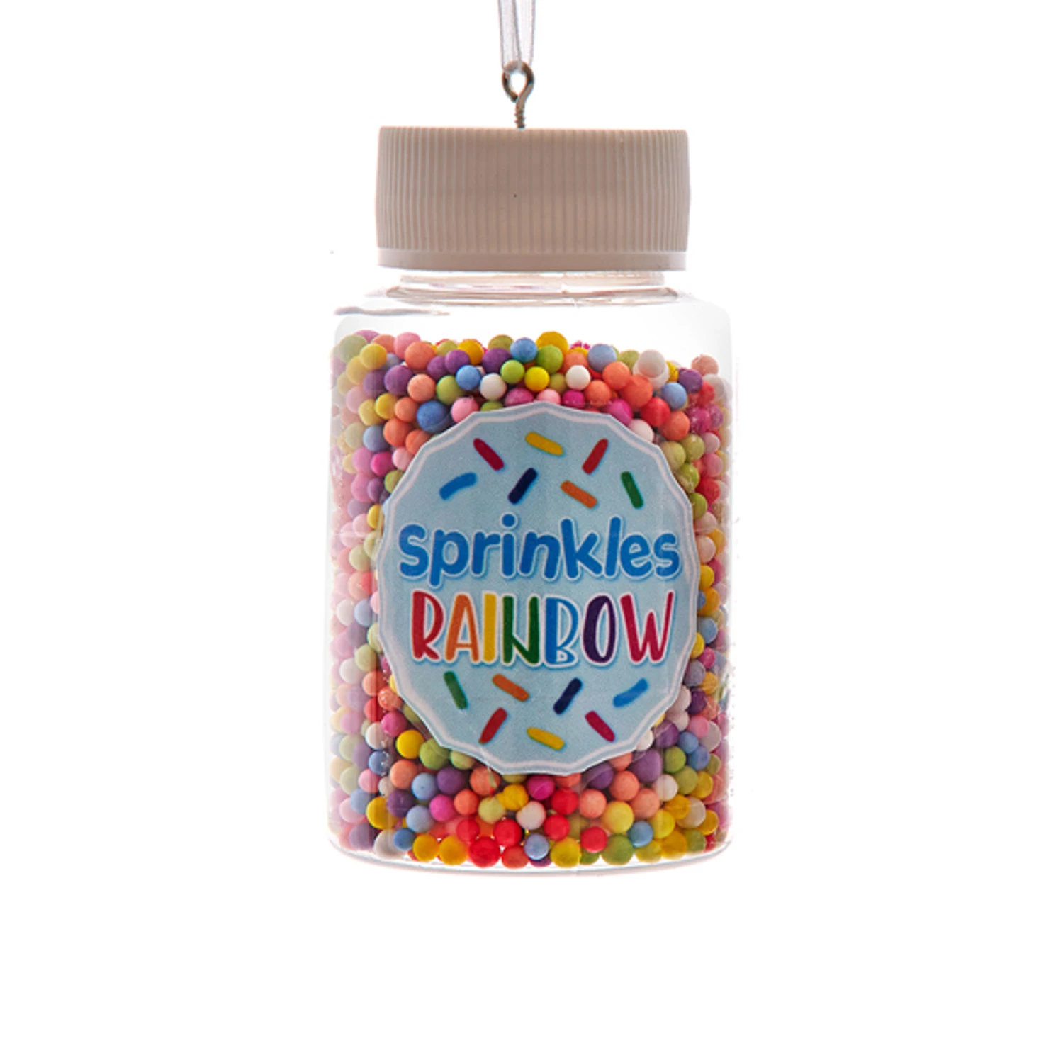 Kurt Adler 3.3" Set Of 2 Cookie Sprinkles Jar Christmas Ornament D4226 2 Kurt Adler 3.3" Set Of 2 Cookie Sprinkles Jar Christmas Ornament D4226 - Image 2