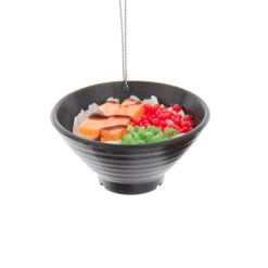 Kurt Adler 2.75" Set Of 3 Asian Rice & Noodle Bowl Christmas Ornament D4237 -Christmas Decorations Shop d4237a 40223.1677695014
