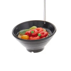 Kurt Adler 2.75" Set Of 3 Asian Rice & Noodle Bowl Christmas Ornament D4237 -Christmas Decorations Shop d4237c 32172.1677695021
