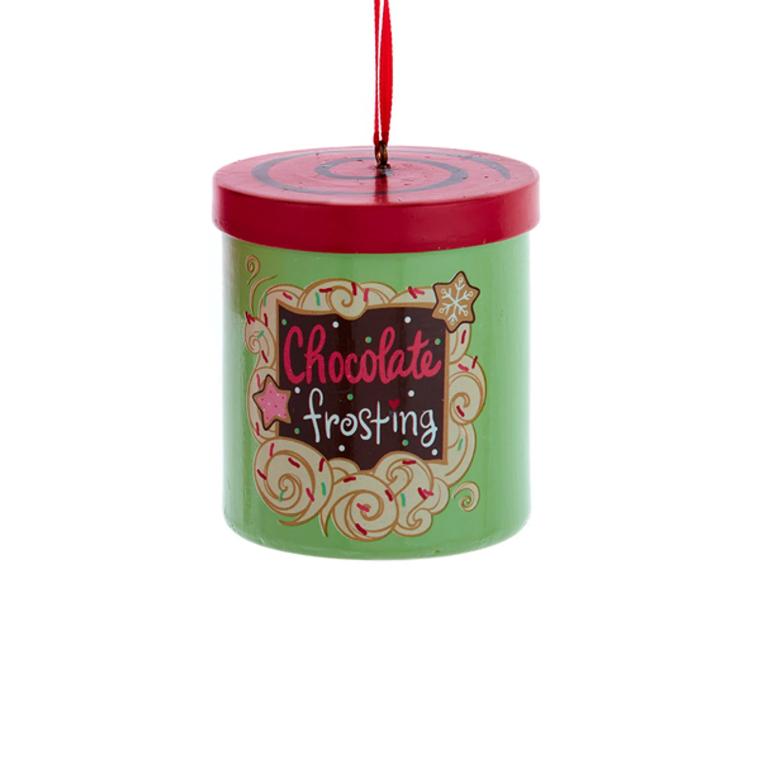 Kurt Adler 2.5" Cake Frosting Can Christmas Ornament D4367 3 Kurt Adler 2.5" Cake Frosting Can Christmas Ornament D4367 - Image 3