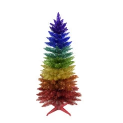 Kurt Adler 3' Or 4' Un-Lit Rainbow Foil Artificial Christmas Tree -Christmas Decorations Shop tr2393 43437.1678131156